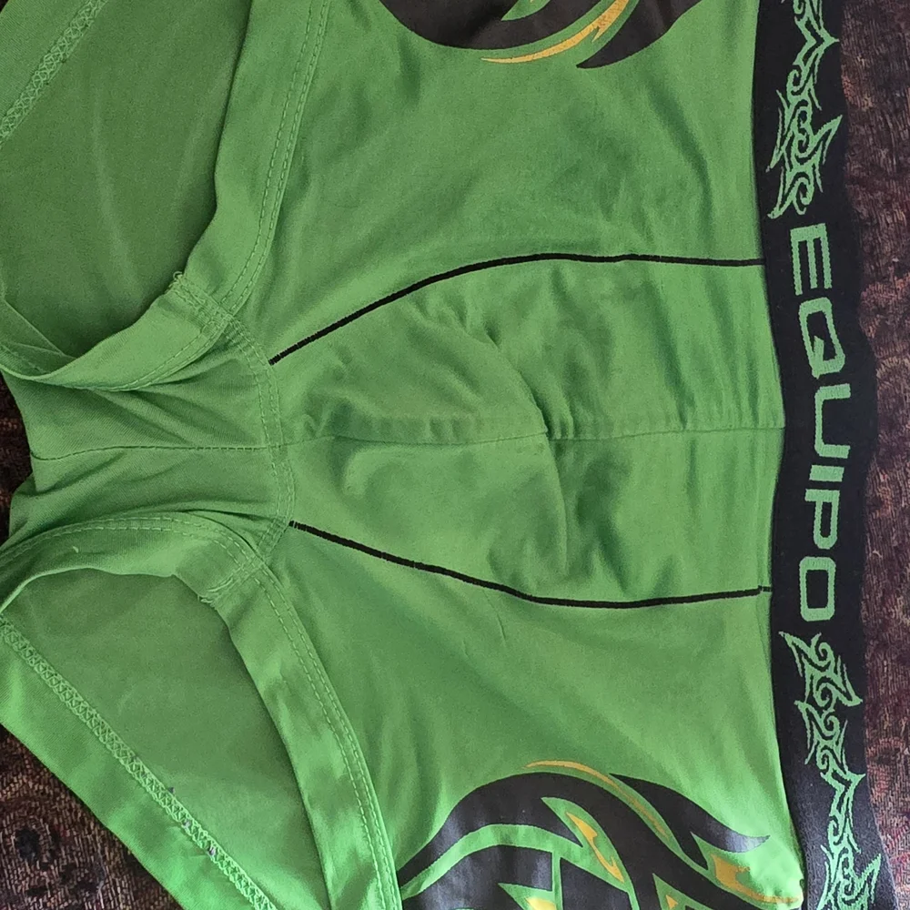 Green Boxer Briefs for Men Medium With Accents - Picture 1 of 2